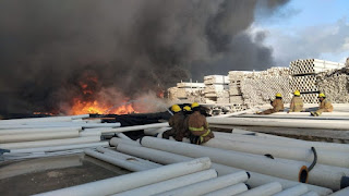 Incendio arrasa depósito del hotel Moon Palace en Bávaro
