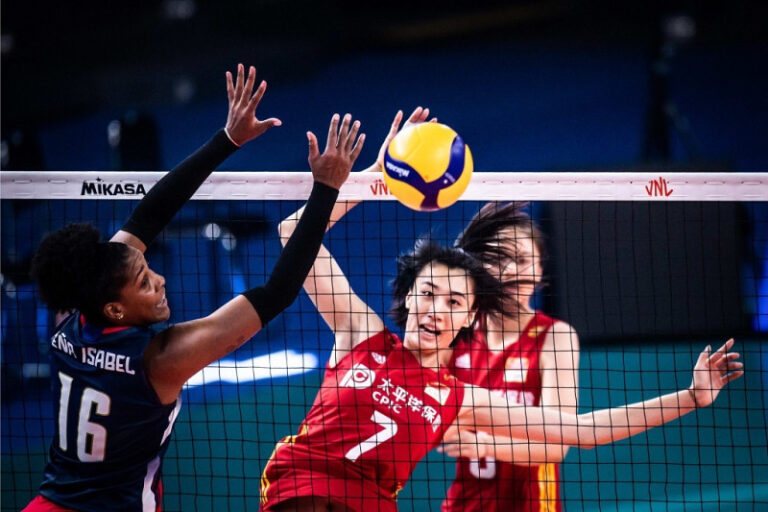 China derrotó a República Dominicana en la continuación de la Liga de Naciones de Voleibol Femenino