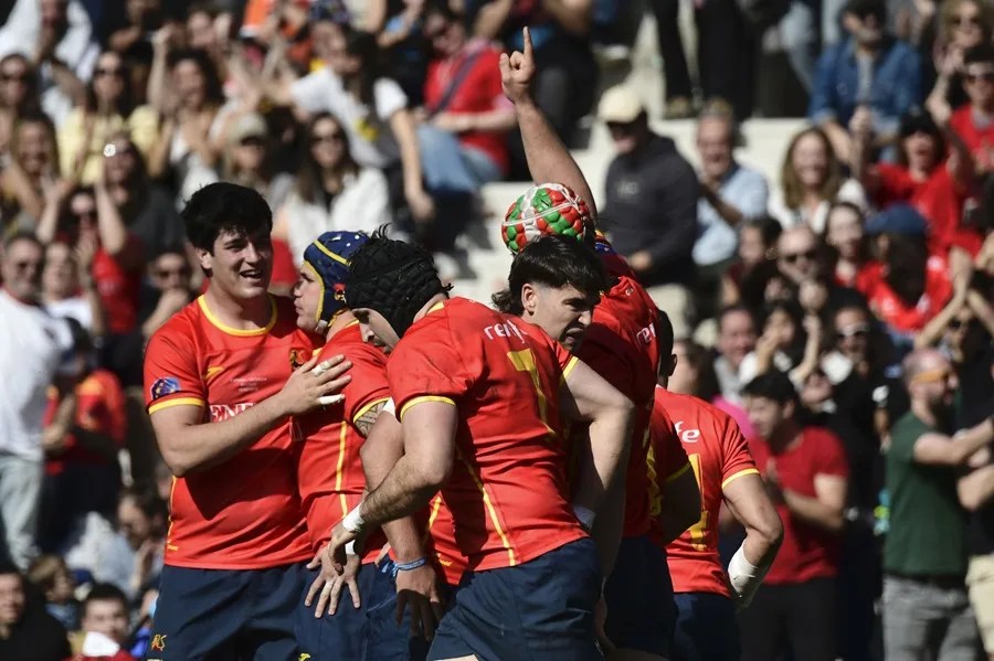 España hace historia al vencer a EE. UU. en rugby