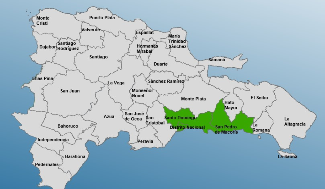 COE emite alerta verde para tres provincias por vaguada