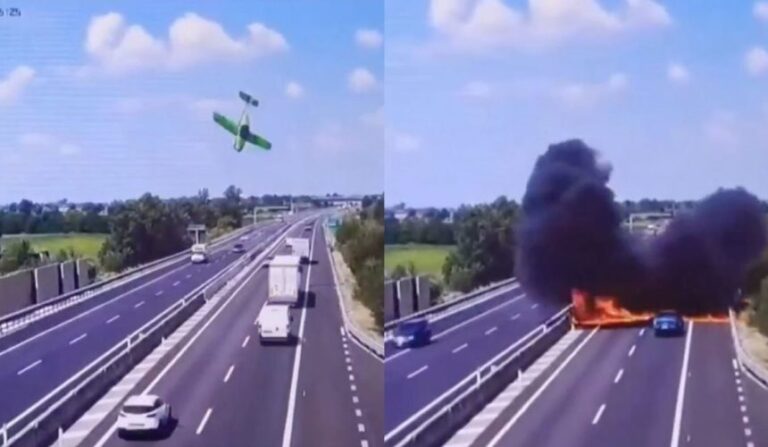 Avioneta ultraligera se estrella en Italia: 2 muertos