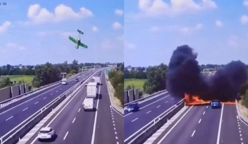 Avioneta ultraligera se estrella en Italia: 2 muertos