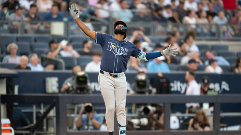 Junior Caminero disparó su cuadrangular numero 27 en la victoria de Tampa Bay sobre los Yanquis
