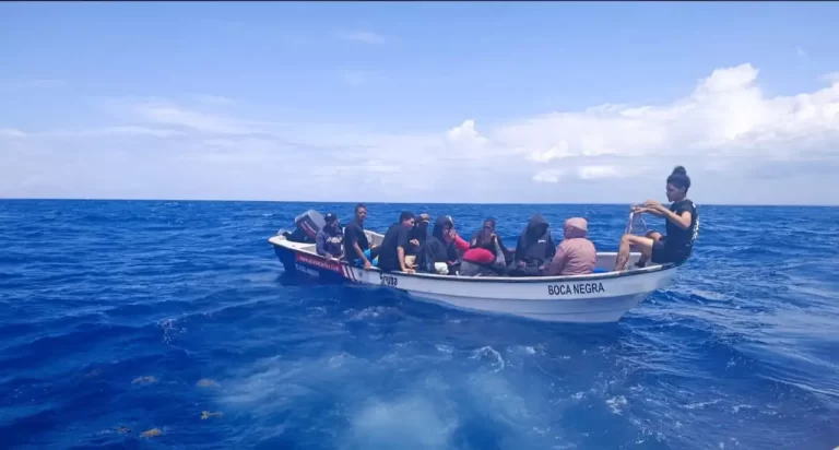 Intercepción marítima en Bayahíbe: once detenidos