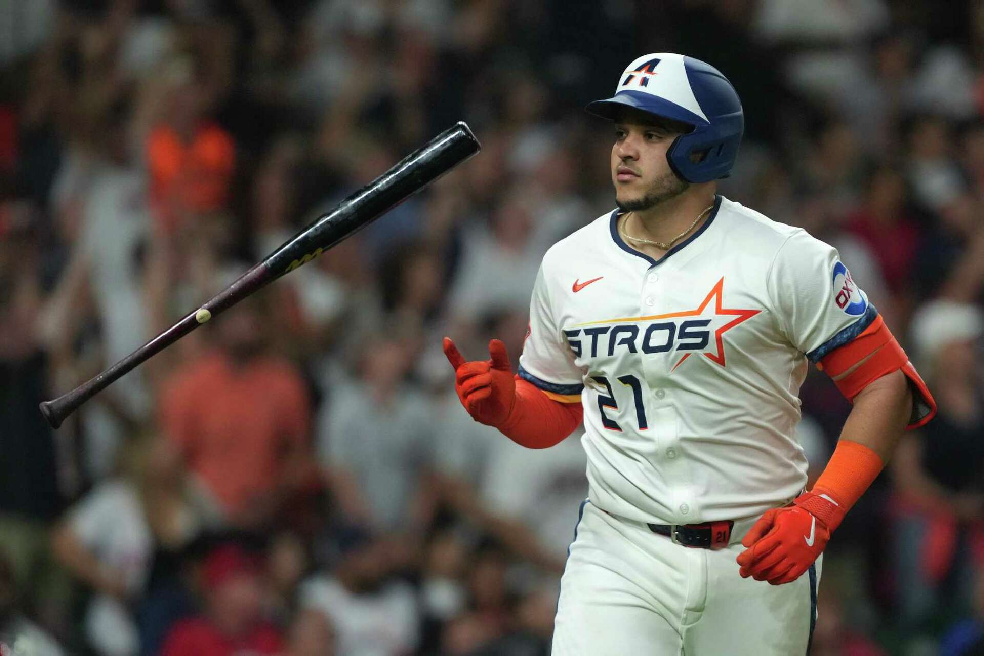 El dominicano Yainer Díaz conectó un jonron en la victoria de los Astros ante los Dodgers