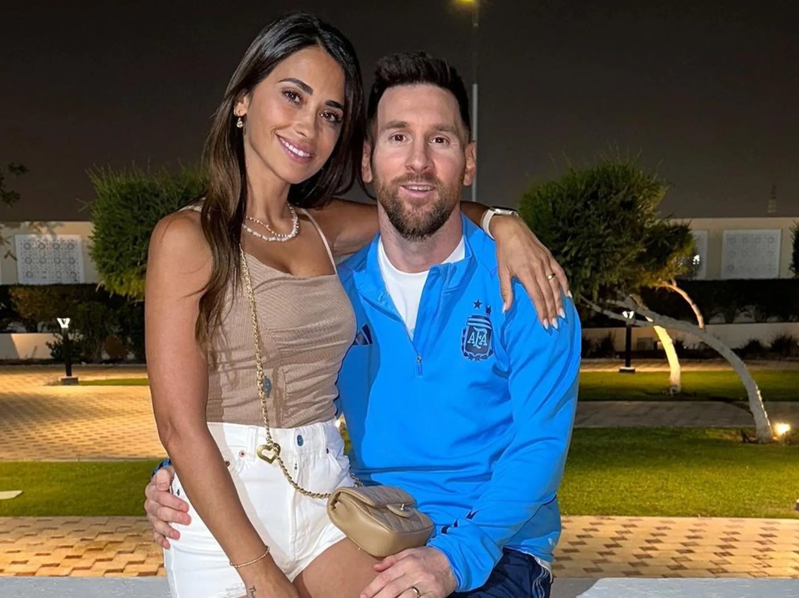 Lionel Messi y Antonella Roccuzzo protagonizan la 'kiss cam' de Coldplay en Miami