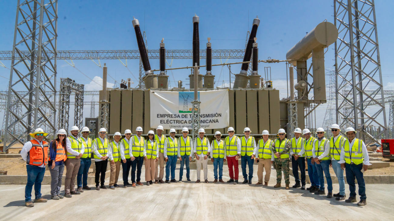 ETED supervisa avances en subestación Guayubín