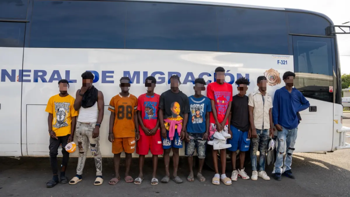 Detenidos 1,173 migrantes en Santo Domingo: operativos DGM