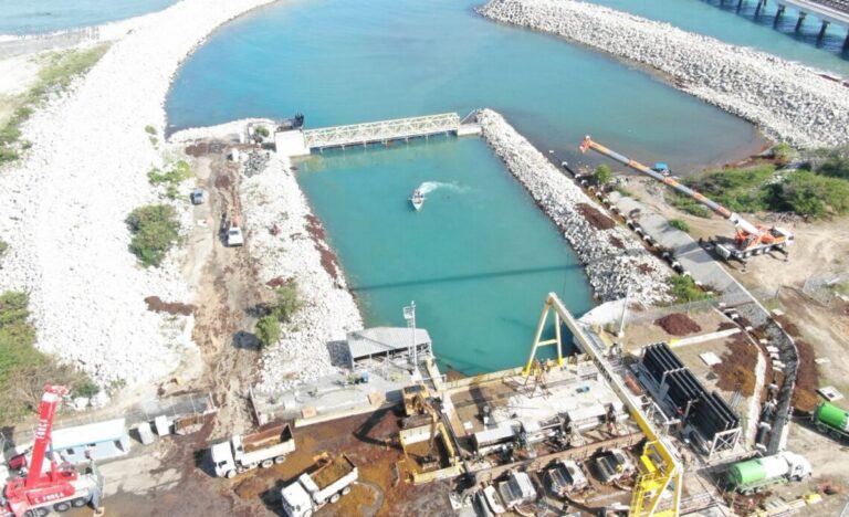Punta Catalina informa fue retirado el sargazo que obstruía el área de toma de agua