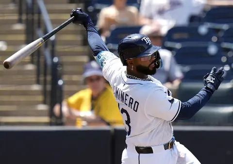 Junior Caminero conectó su cuadrangular 30 de la temporada y se mantiene como líder entre los dominicanos