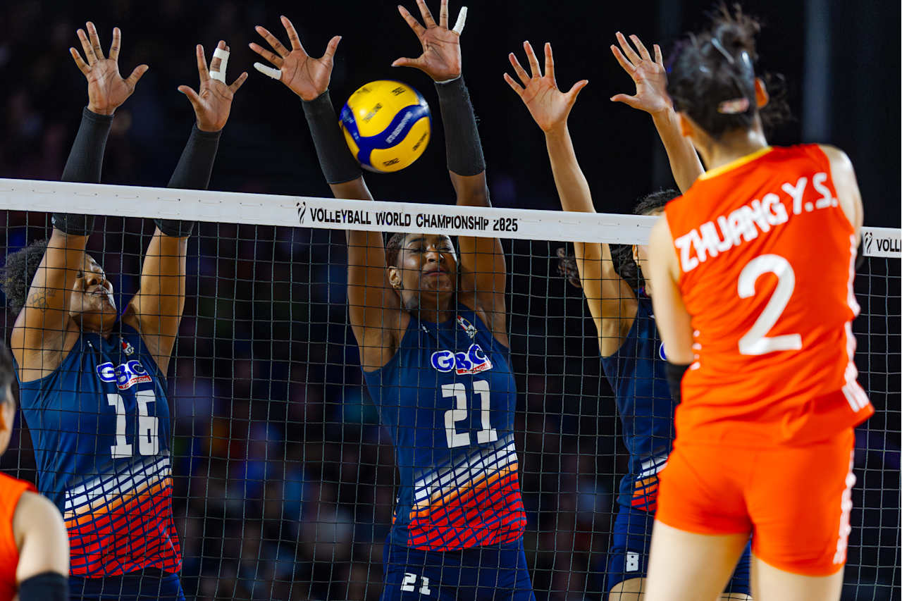 La Selección de China derrotó a la de la República Dominicana en el Mundial de Voleibol Femenino