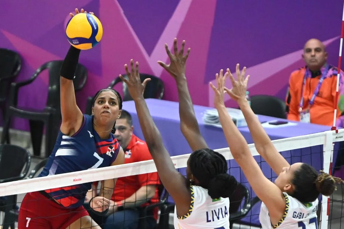 La Selección Dominicana de Voleibol Femenino cayó ante Brasil y disputará la medalla de bronce en los Juegos Panamericanos Jr.