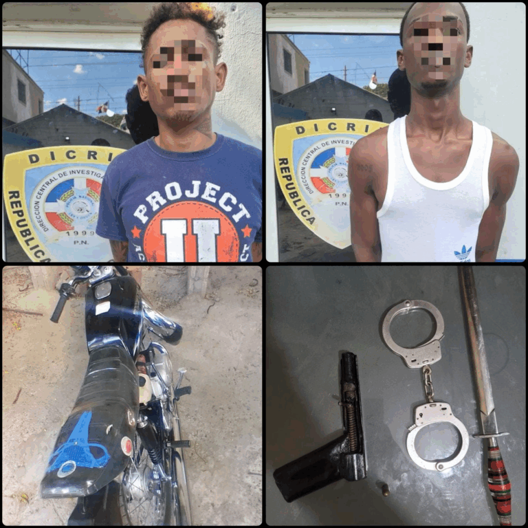 Arrestan a dos hombres con armas en Navarrete, Santiago