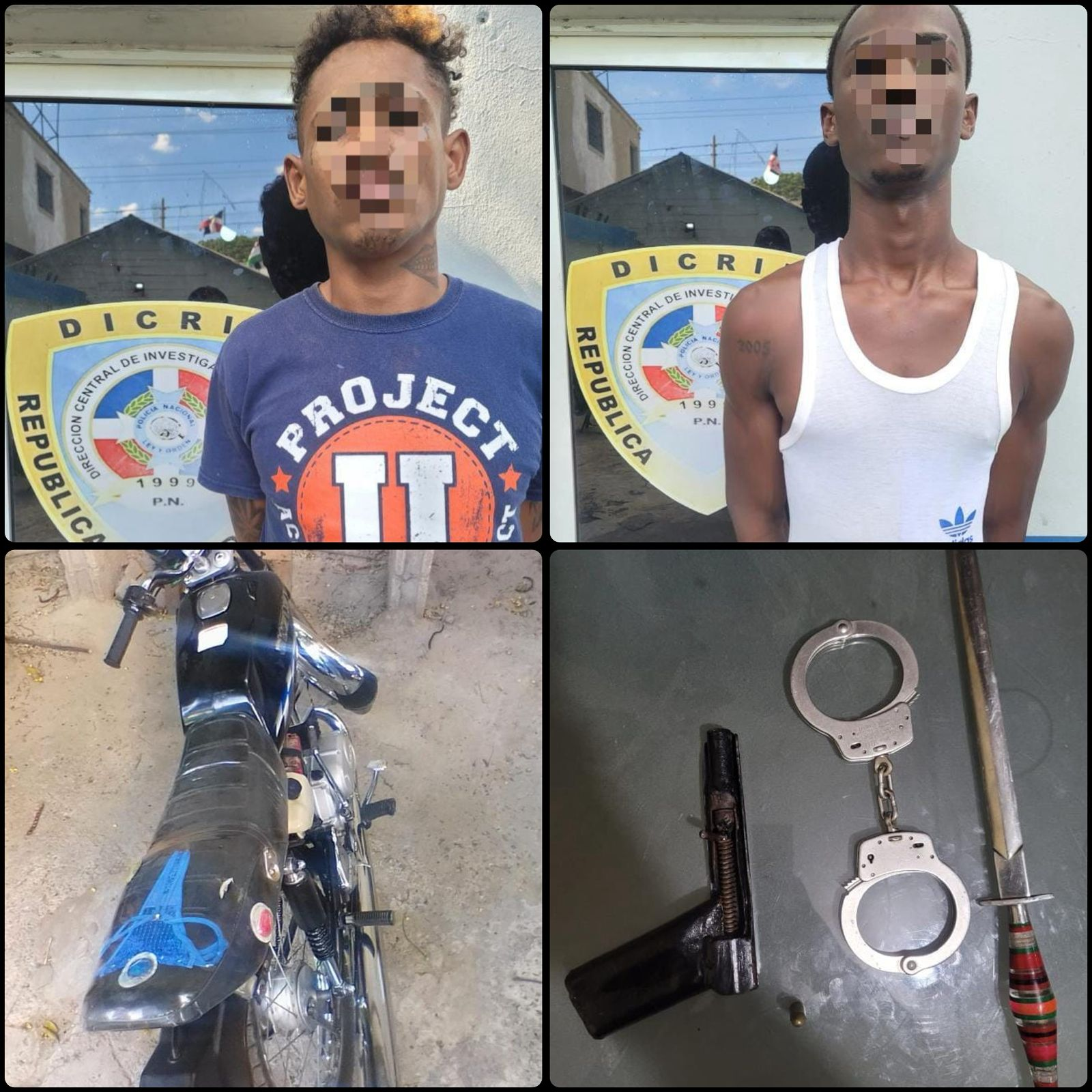 Arrestan a dos hombres con armas en Navarrete, Santiago