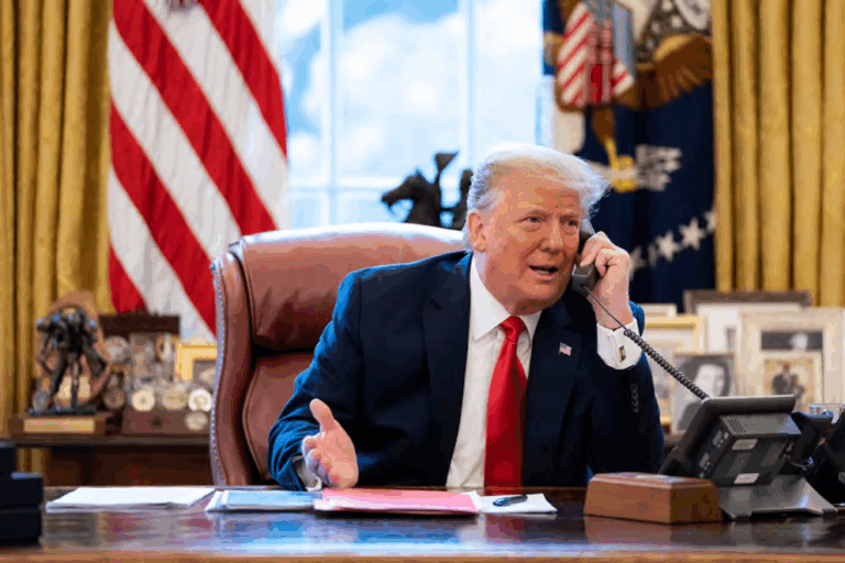Micrófono abierto capta a Trump afirmando que por él Putin quiere un acuerdo sobre Ucrania