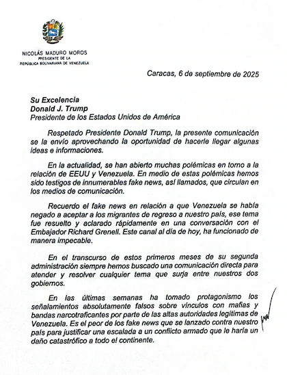 Maduro propone diálogo para enfrentar acusaciones falsas