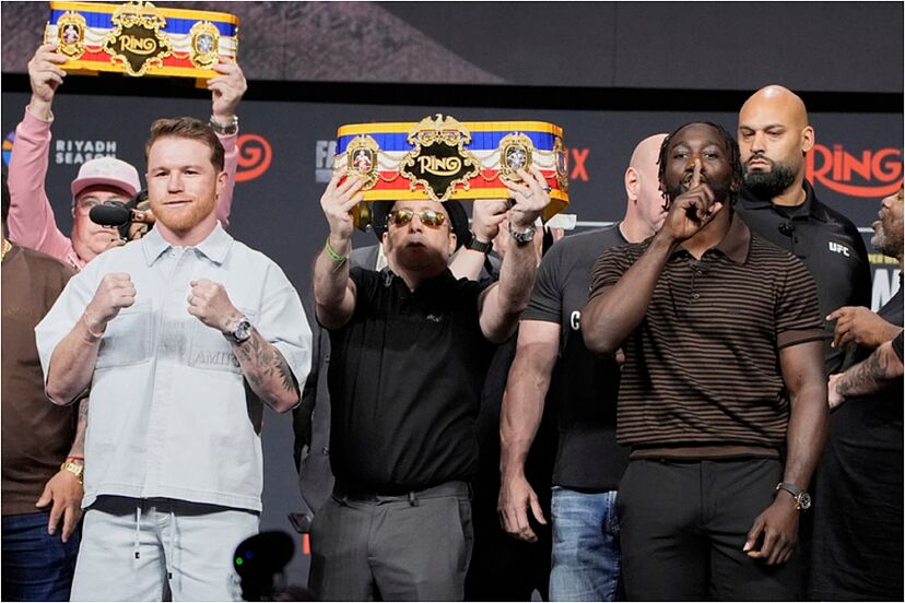 El estadounidense Terence Crawford busca hacer historia este sabado contra "Canelo" Álvarez