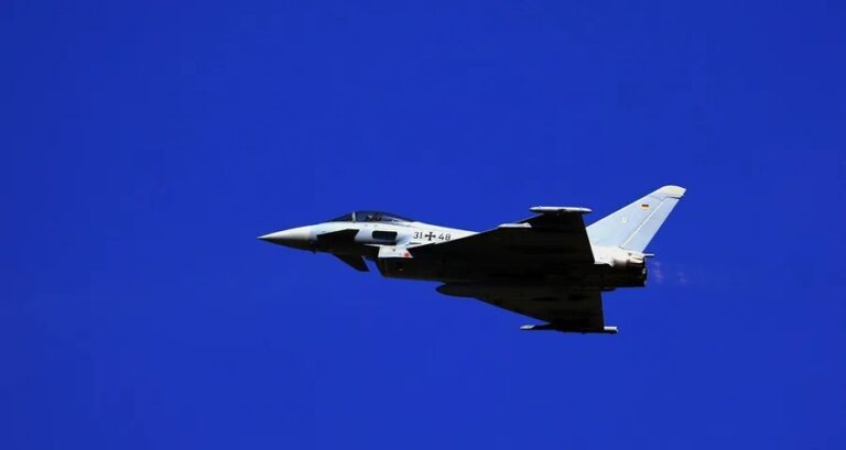 Cazas Typhoon de la RAF protegen Polonia de drones rusos