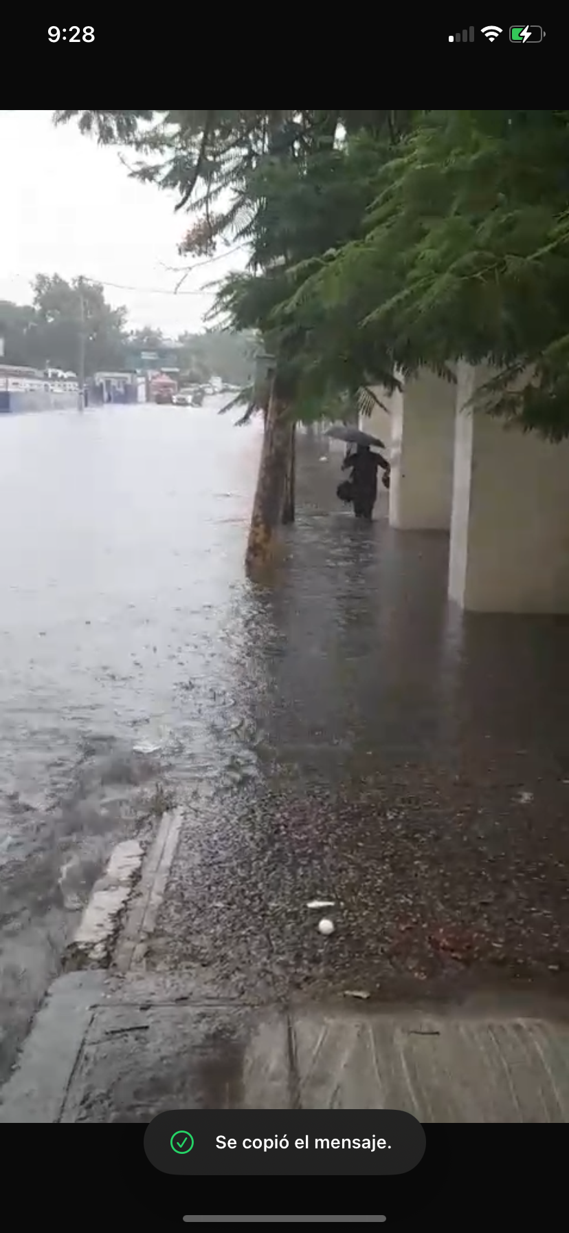 Calle Doctor Defilló con Kennedy se convierte en una gran laguna