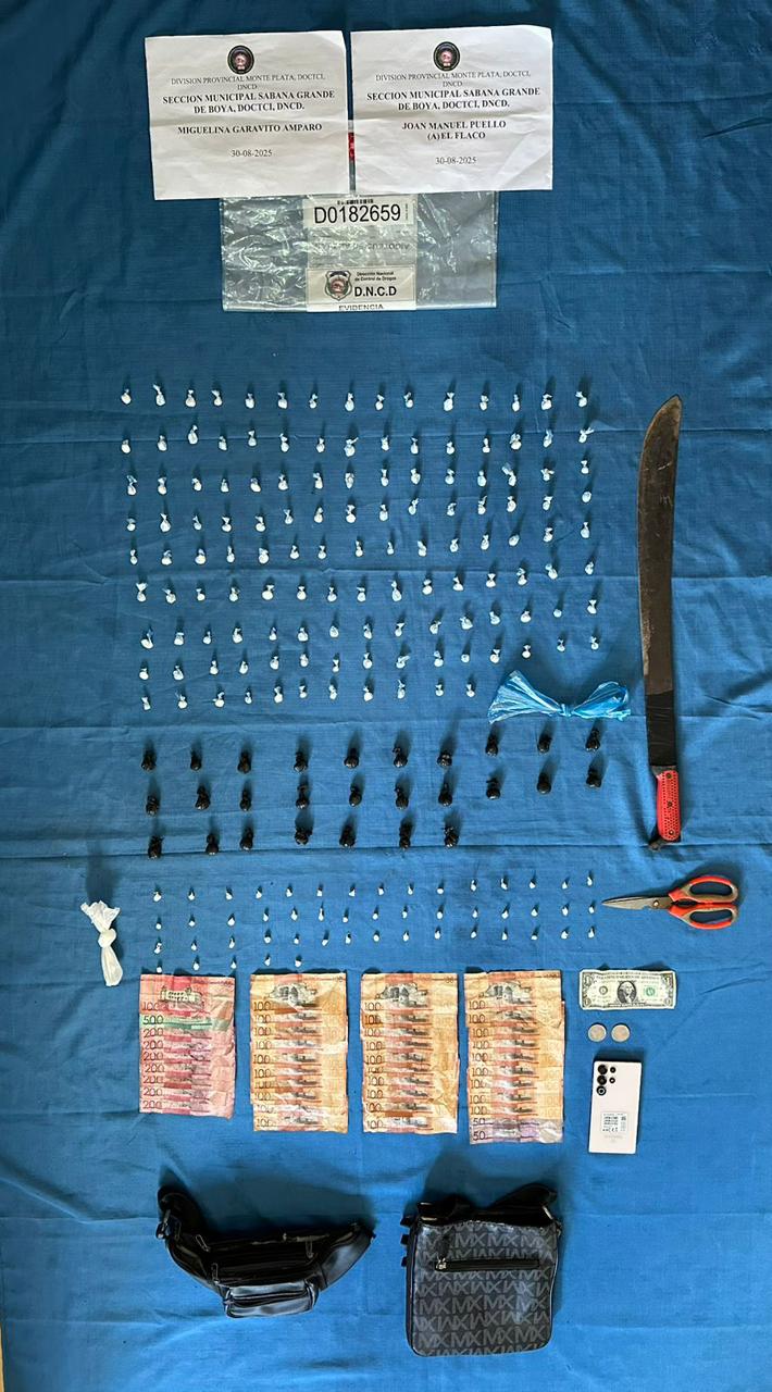 Desarticulan microtráfico: 448g de cocaína incautados