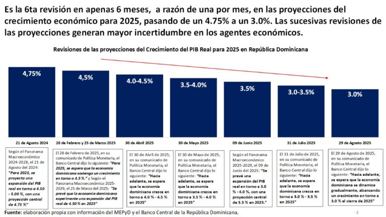 Mercedes Carrasco urge al gobierno detallar medidas para frenar caída económica