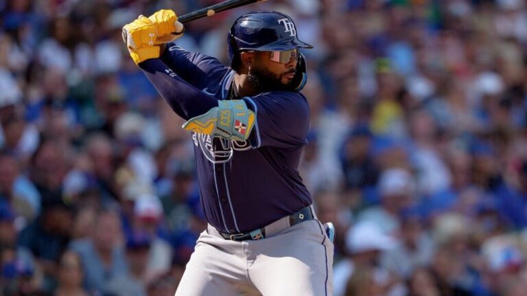 Junior Caminero conectó su cuadrangular 44 de la temporada en la derrota de Tampa Bay ante los Cachorros