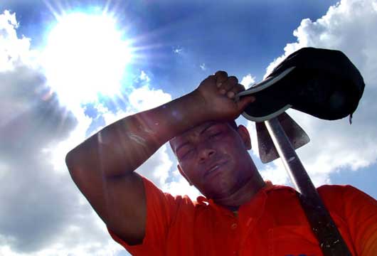 Indomet emite alerta de calor en el país