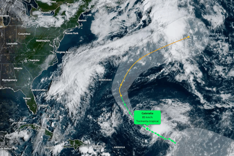 Tormenta Gabrielle podría convertirse en huracán este fin de semana