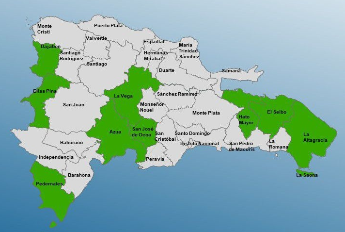 9 provincias en riesgo por condiciones climáticas