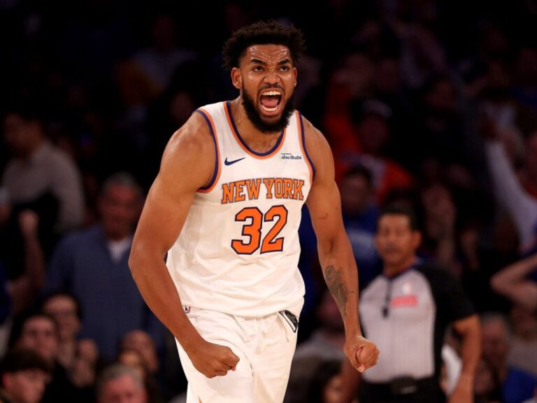 Karl Anthony Towns encestó 15 puntos y capturó 18 rebotes en la derrota de los Knicks ante Miami
