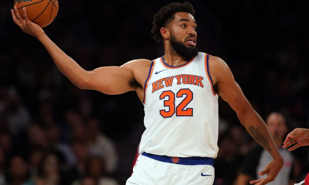 Karl Anthony Towns encestó 19 puntos con 11 rebotes en la victoria de lo Knicks ante los Cavaliers