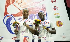 Laritza Pie y Nairobi Jiménez ganaron medalla de oro en el Santo Domingo Open Internacional de Bádminton 2025