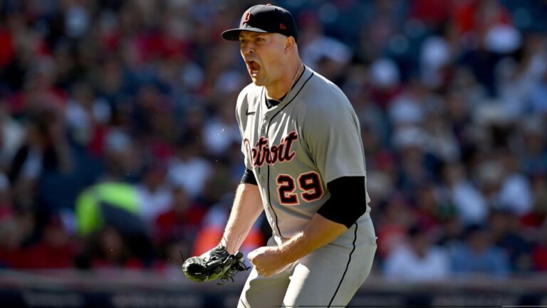 Tarik Skubal igualó el récord de postemporada de Detroit con 14 ponches en la victoria de los Tigres ante los Guardianes