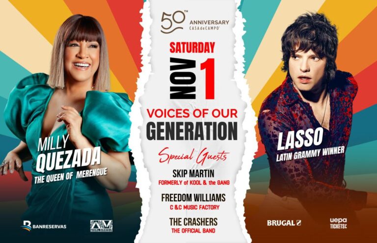 Milly Quezada y Lasso encabezan concierto por el 50 aniversario de Casa de Campo