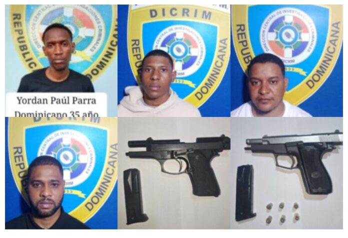 Capturan a cuatro hombres vinculados al asesinato de un joven en Quisqueya