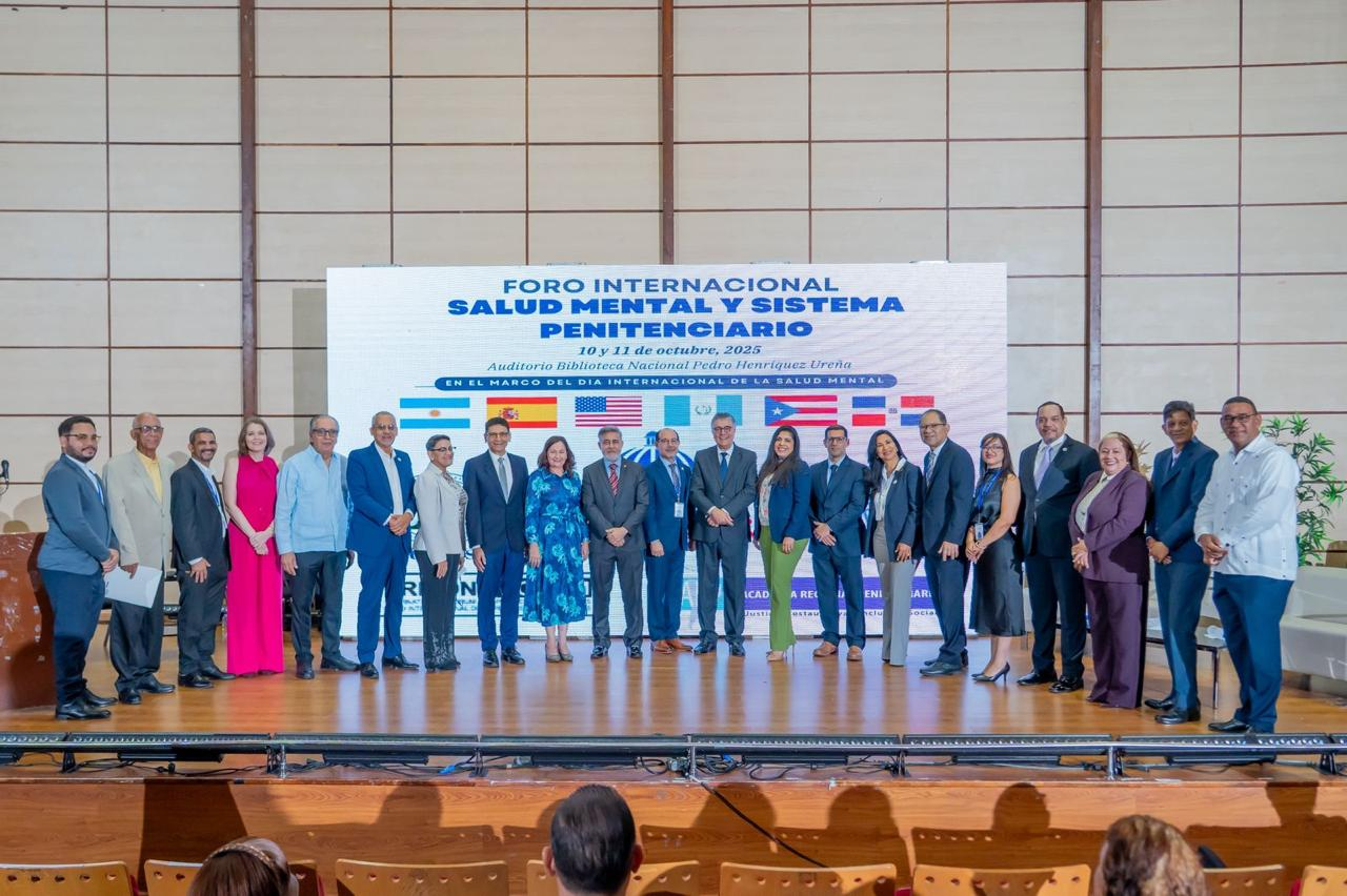 Celebran con éxito el Foro Internacional de Salud Mental y Sistema Penitenciario en la República Dominicana