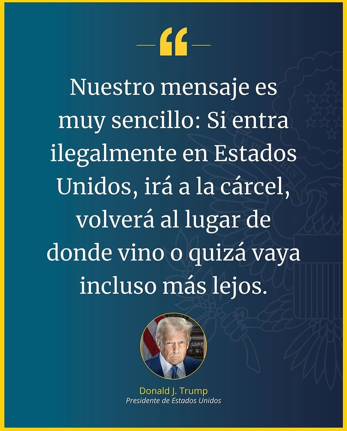 Estados Unidos advierte que quien entre ilegal a su territorio será deportado o irá a prisión
