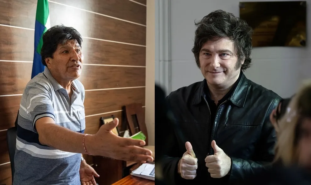 Evo Morales denuncia amenazas de Javier Milei en Bolivia