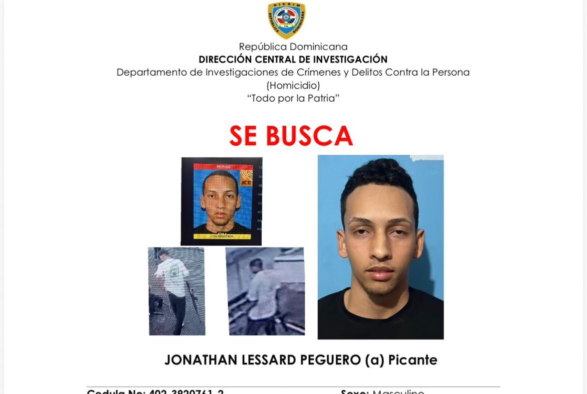 Policía intensifica búsqueda de “Picante”, peligroso prófugo vinculado al ataque armado en Los Girasoles III