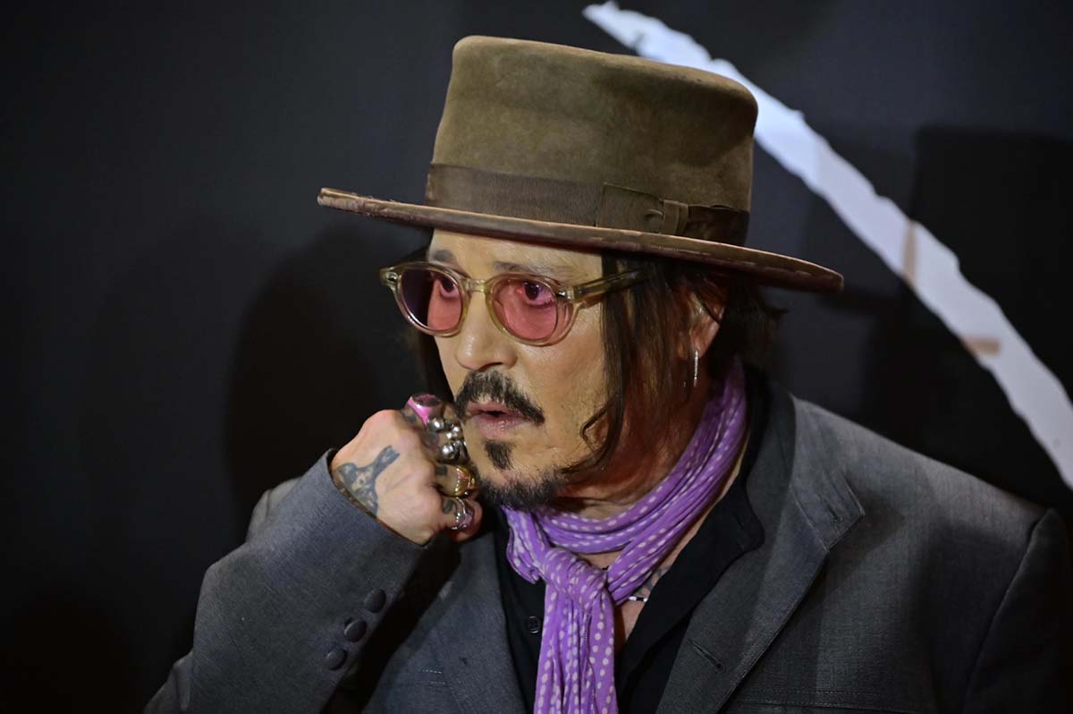 Johnny Depp presenta en Argentina su película 'Modigliani, tres días en Montparnasse'