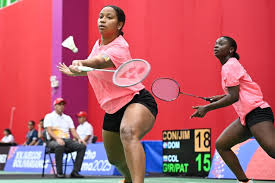 Las dominicanas Nairobi Jiménez y Clarissa Confident avanzaron a la final del Torneo de Badminton de los Juegos Bolivarianos