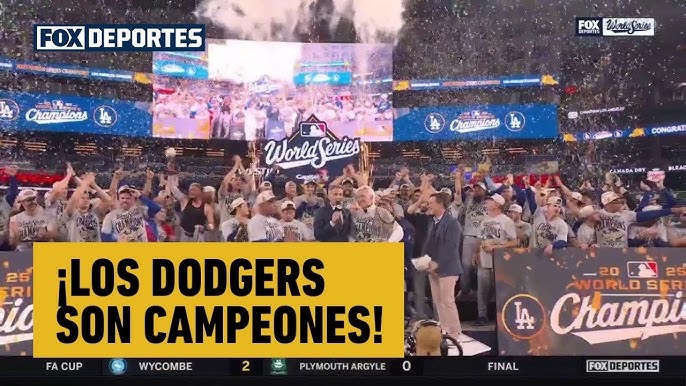 Los Dodgers de los Ángeles derrotaron a los Azulejos de Toronto y se proclamaron campeones de la Serie Mundial