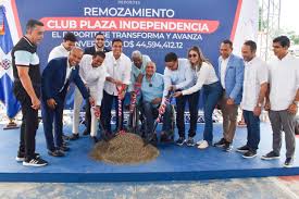 Kelvin Cruz inició los trabajos de construcción y remozamiento de 11 techados deportivos