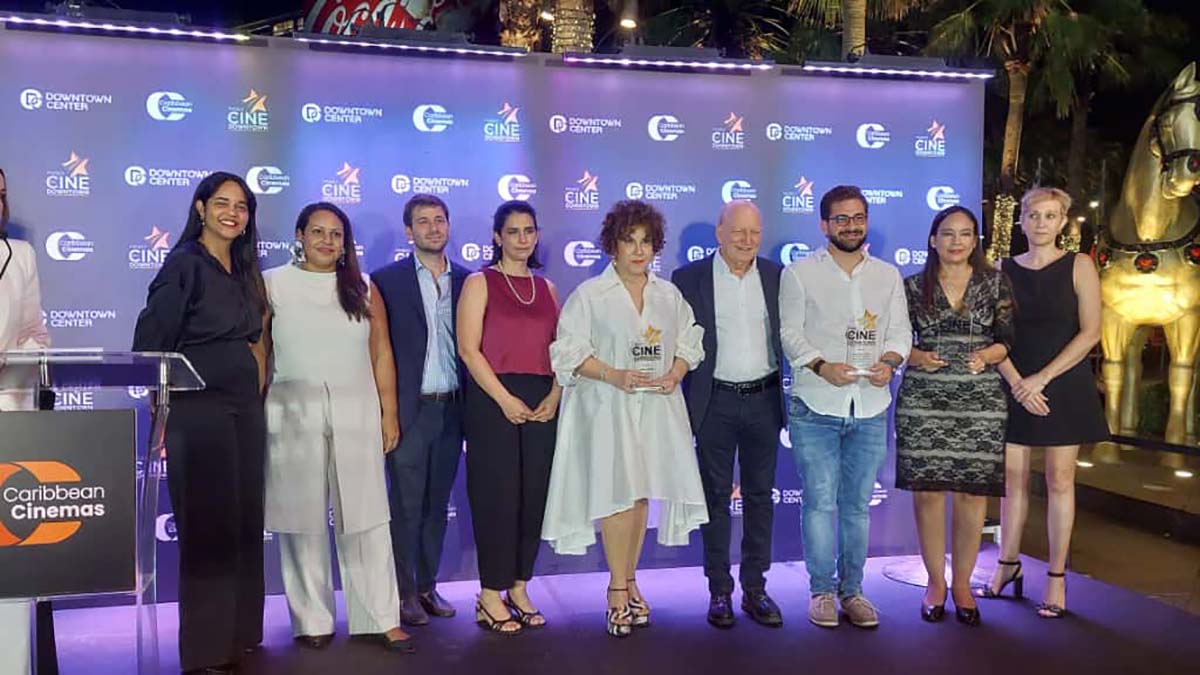 Video | María Castillo, José María Cabral, René Fortunato y Peyi Guzman son exaltados al “Paseo del Cine Downtown”