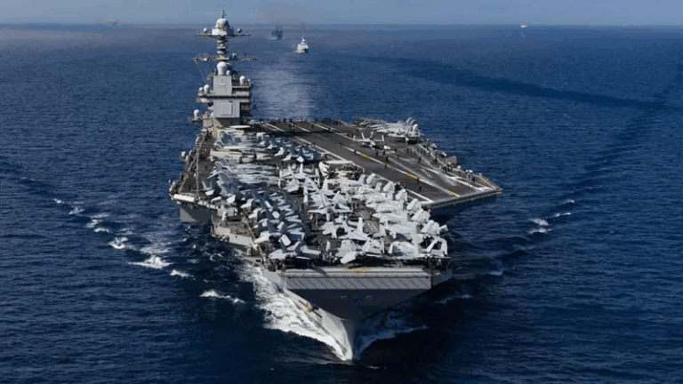 Estados Unidos envía al Caribe el USS Gerald R. Ford, el buque de guerra más grande del mundo