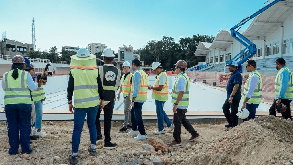 Realizan recorrido por las instalaciones deportivas de los XXV Juegos Centroamericanos y del Caribe Santo Domingo 2026