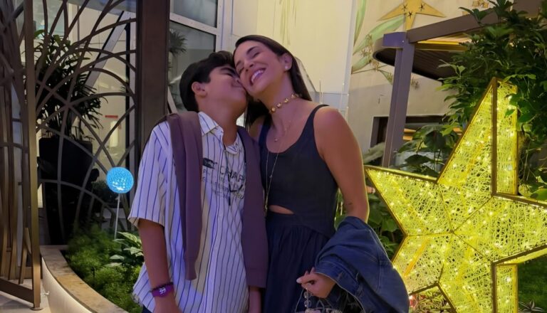 Pamela Sued y Giancarlo celebran en un crucero el cumpleaños de su hijo Alonso