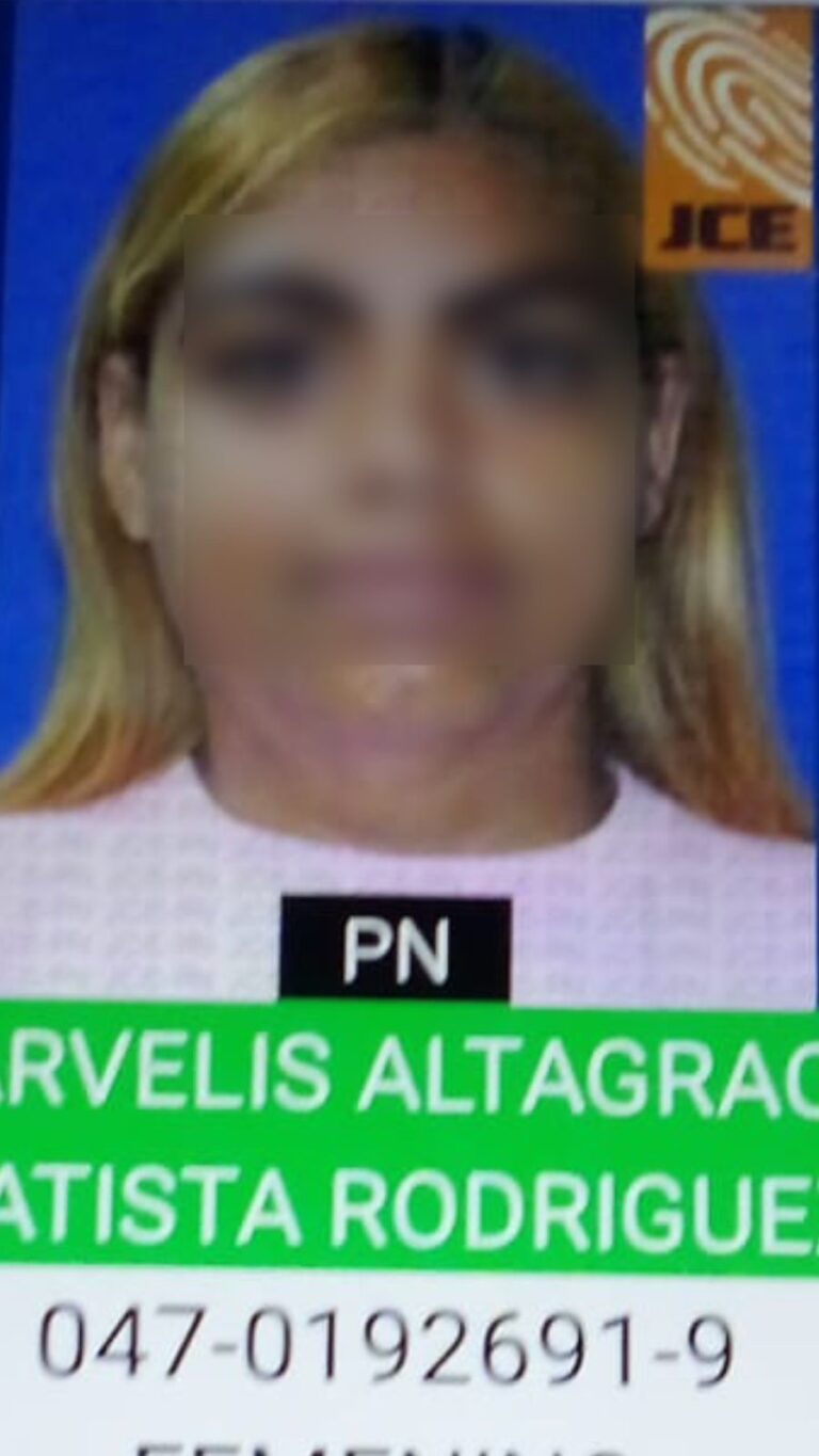 Arrestan a Marvelis Altagracia tras incidente violento