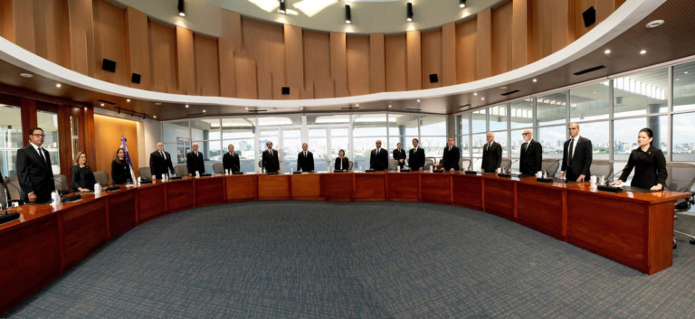 Suprema Corte de Justicia recompone sus salas tras juramentación de nuevos jueces