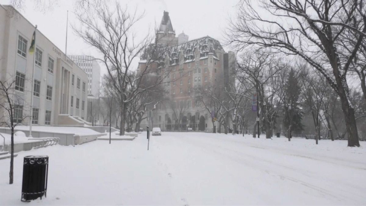 Nueva York amanece cubierto de nieve y temperaturas heladas, estado estará en emergencia hasta el lunes